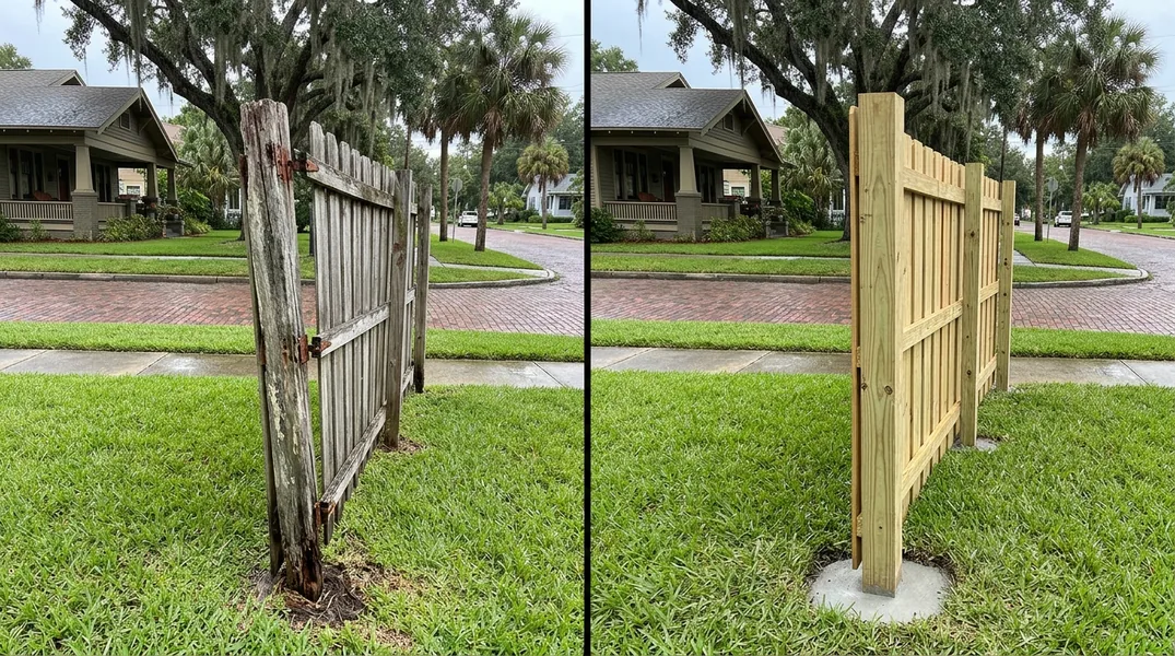 Why St. Petersburg Fences Lean: Sandy Soil, Salt Air and the Right Fix