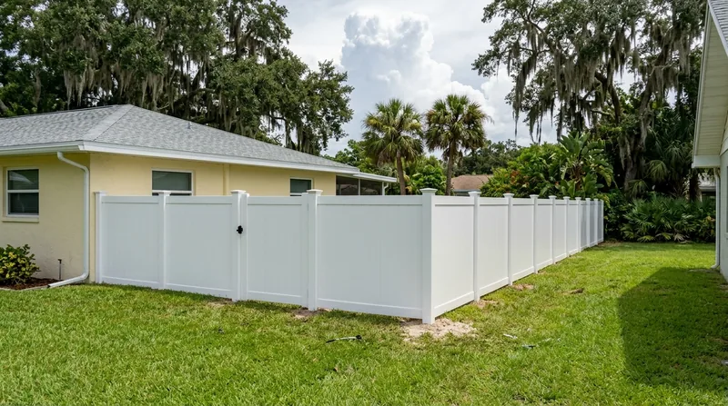 Vinyl & PVC Fence Installation St. Petersburg