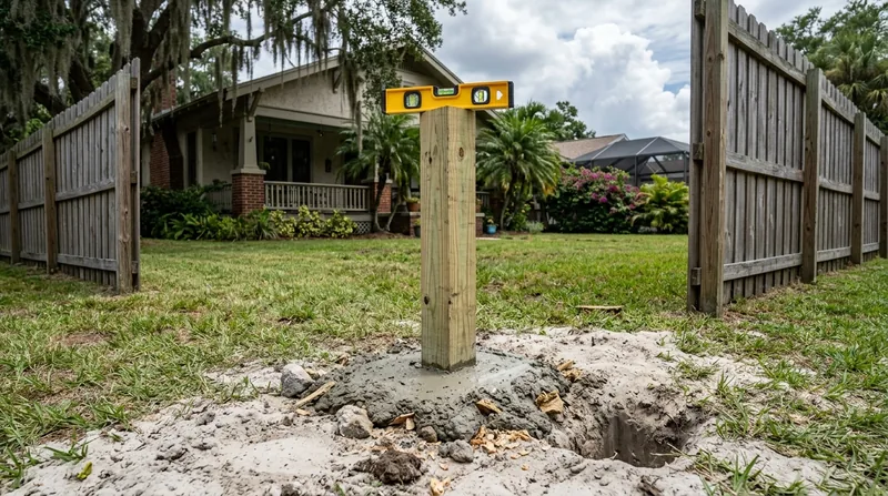 Fence Post Repair & Replacement St. Petersburg